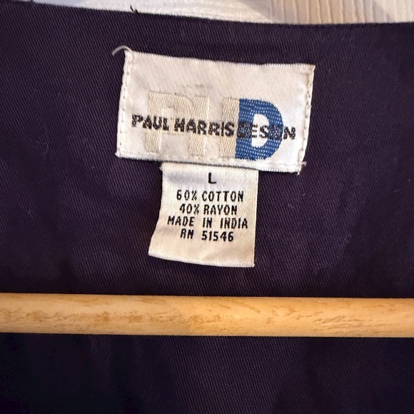 Vintage 90s Paul Harris Design Quilted Vest Size Large Boho Top Floral Patchwork - Picture 7 of 7